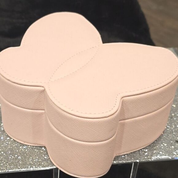 At Home Butterfly Jewelry Storage Box- Pink - Picture 3 of 10